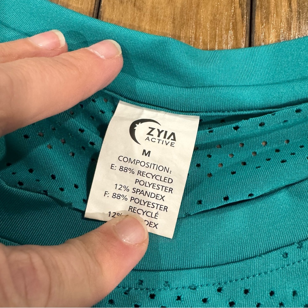 Zyia Active Teal Chill Long T RC - Picture 6 of 7
